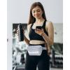 imageReebok Fanny Pack  Lightweight Stylish Crossbody Waist Belt Bags for Women and Men with Adjustable Strap Size One Size Davis Black With Rose Gold LogoVerona Violet Haze