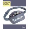 imageReebok Fanny Pack  Lightweight Stylish Crossbody Waist Belt Bags for Women and Men with Adjustable Strap Size One Size Davis Black With Rose Gold LogoVerona Violet Haze