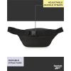 imageReebok Fanny Pack  Lightweight Stylish Crossbody Waist Belt Bags for Women and Men with Adjustable Strap Size One Size Davis Black With Rose Gold LogoLyla Black