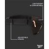 imageReebok Fanny Pack  Lightweight Stylish Crossbody Waist Belt Bags for Women and Men with Adjustable Strap Size One Size Davis Black With Rose Gold LogoFoundation Black With Rose Gold Logo
