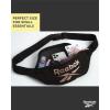 imageReebok Fanny Pack  Lightweight Stylish Crossbody Waist Belt Bags for Women and Men with Adjustable Strap Size One Size Davis Black With Rose Gold LogoFoundation Black With Rose Gold Logo
