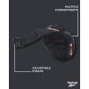 imageReebok Fanny Pack  Lightweight Stylish Crossbody Waist Belt Bags for Women and Men with Adjustable Strap Size One Size Davis Black With Rose Gold LogoDavis Black With Rose Gold Logo