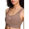 imageReebok High Speed Womens Medium Impact Sports Bra  with Removeable Cups ampamp Elastic Hem BandFossil