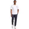 imageReebok Mens Fleece Tech Sweatpant Zippered Pockets Athletic JoggersEbony