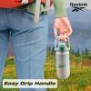 imageReebok Stainless Steel Water Bottle For Camping  Insulated Water Bottle 32 oz  Double Wall Vacuum Insulated Camping Water Bottle BPA FreeGray
