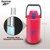 imageReebok Stainless Steel Water Bottle For Camping  Insulated Water Bottle 32 oz  Double Wall Vacuum Insulated Camping Water Bottle BPA FreeRed