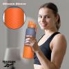 imageReebok Stainless Steel Water Bottle For Outdoor  Insulated Water Bottle 40 oz With Chug Lid ampamp Silicone Sleeves  Double Wall Vacuum Insulated Sports Water Bottle BPA Free OrangeNavyOrangeNavy