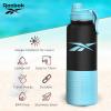imageReebok Stainless Steel Water Bottle For Outdoor  Insulated Water Bottle 40 oz With Chug Lid ampamp Silicone Sleeves  Double Wall Vacuum Insulated Sports Water Bottle BPA Free OrangeNavyTealBlack