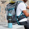 imageReebok Stainless Steel Water Bottle For Outdoor  Insulated Water Bottle 40 oz With Chug Lid ampamp Silicone Sleeves  Double Wall Vacuum Insulated Sports Water Bottle BPA Free OrangeNavyTealBlack