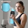 imageReebok Stainless Steel Water Bottle For Outdoor  Insulated Water Bottle 40 oz With Chug Lid ampamp Silicone Sleeves  Double Wall Vacuum Insulated Sports Water Bottle BPA Free OrangeNavyTealBlack
