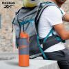 imageReebok Stainless Steel Water Bottle For Outdoor  Insulated Water Bottle 40 oz With Chug Lid ampamp Silicone Sleeves  Double Wall Vacuum Insulated Sports Water Bottle BPA Free OrangeNavyOrangeNavy