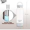 imageReebok Stainless Steel Wide Mouth Water Bottle With Flex Cap For Outdoor  32 oz  Double Wall Vacuum Insulated Sports Water Bottle With Silicone Sleeves BPA Free BlueWhite