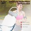 imageReebok Stainless Steel Wide Mouth Water Bottle With Flex Cap For Outdoor  32 oz  Double Wall Vacuum Insulated Sports Water Bottle With Silicone Sleeves BPA Free BlueWhite