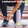 imageReebok Stainless Steel Wide Mouth Water Bottle With Flex Cap For Outdoor  32 oz  Double Wall Vacuum Insulated Sports Water Bottle With Silicone Sleeves BPA Free BluePurple