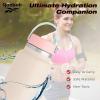 imageReebok Stainless Steel Wide Mouth Water Bottle With Flex Cap For Outdoor  32 oz  Double Wall Vacuum Insulated Sports Water Bottle With Silicone Sleeves BPA Free BluePink