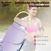 imageReebok Stainless Steel Wide Mouth Water Bottle With Flex Cap For Outdoor  32 oz  Double Wall Vacuum Insulated Sports Water Bottle With Silicone Sleeves BPA Free BluePurple