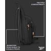 imageReebok Unisex Crossbody Sling Bags  Compact Convertible Strap Cross Body Bag Travel Sling Bag  Gym ampamp Travel Essential Size One Size Cosmos BlackCosmos Black