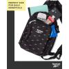 imageReebok Unisex Crossbody Sling Bags  Compact Convertible Strap Cross Body Bag Travel Sling Bag  Gym ampamp Travel Essential Size One Size Cosmos BlackCosmos Black Ombre