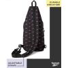 imageReebok Unisex Crossbody Sling Bags  Compact Convertible Strap Cross Body Bag Travel Sling Bag  Gym ampamp Travel Essential Size One Size Cosmos BlackCosmos Black Ombre