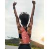 imageReebok Unisex Crossbody Sling Bags  Compact Convertible Strap Cross Body Bag Travel Sling Bag  Gym ampamp Travel Essential Size One Size Cosmos BlackCosmos Coral