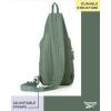 imageReebok Unisex Crossbody Sling Bags  Compact Convertible Strap Cross Body Bag Travel Sling Bag  Gym ampamp Travel Essential Size One Size Cosmos BlackCosmos Green