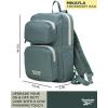 imageReebok Unisex Crossbody Sling Bags  Compact Convertible Strap Cross Body Bag Travel Sling Bag  Gym ampamp Travel Essential Size One Size Cosmos BlackMikayla Green