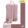 imageReebok Unisex Crossbody Sling Bags  Compact Convertible Strap Cross Body Bag Travel Sling Bag  Gym ampamp Travel Essential Size One Size Cosmos BlackMikayla Ashen Lilac