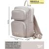 imageReebok Unisex Crossbody Sling Bags  Compact Convertible Strap Cross Body Bag Travel Sling Bag  Gym ampamp Travel Essential Size One Size Cosmos BlackMikayla Stucco