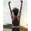 imageReebok Unisex Crossbody Sling Bags  Compact Convertible Strap Cross Body Bag Travel Sling Bag  Gym ampamp Travel Essential Size One Size Cosmos BlackMikayla Black