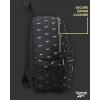 imageReebok Womens Backpack  Zipper Closure Mini Lightweight Backpack Purse for Women  Everyday Bag ampamp Travel Bag for Women Sydney Black With Rose Gold LogoSerena Black Print