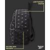 imageReebok Womens Backpack  Zipper Closure Mini Lightweight Backpack Purse for Women  Everyday Bag ampamp Travel Bag for Women Sydney Black With Rose Gold LogoSerena Black Print