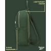 imageReebok Womens Backpack  Zipper Closure Mini Lightweight Backpack Purse for Women  Everyday Bag ampamp Travel Bag for Women Sydney Black With Rose Gold LogoReagan Green