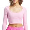 imageReebok Womens Barbie Crop TopAstro Rose