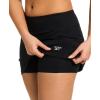 imageReebok Womens Break Point Skort  Athletic Performance Skirt with Builtin ShortsBlack