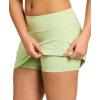 imageReebok Womens Break Point Skort  Athletic Performance Skirt with Builtin ShortsSea Foam