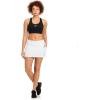 imageReebok Womens Break Point Skort  Athletic Performance Skirt with Builtin ShortsStark White