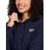 imageReebok Womens Cozy French Terry FullZip Hooded SweatshirtDark Sapphire