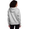 imageReebok Womens Cozy French Terry FullZip Hooded SweatshirtGrey Heather