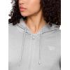 imageReebok Womens Cozy French Terry FullZip Hooded SweatshirtGrey Heather