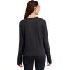 imageReebok Womens Glow Long Sleeve TopBlack Heather