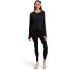 imageReebok Womens Glow Long Sleeve TopBlack Heather