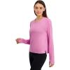 imageReebok Womens Glow Long Sleeve TopCrocus Heather