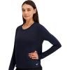 imageReebok Womens Glow Long Sleeve TopDark Sapphire