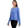 imageReebok Womens Glow Long Sleeve TopUltramarine Heather