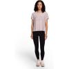 imageReebok Womens Glow Short Sleeve Crop Top TShirtAshes of Rose Heather