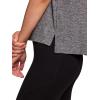 imageReebok Womens Glow Short Sleeve Crop Top TShirtBlack Heather