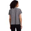 imageReebok Womens Glow Short Sleeve Crop Top TShirtBlack Heather