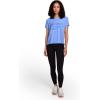 imageReebok Womens Glow Short Sleeve Crop Top TShirtUltramarine Heather