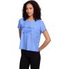 imageReebok Womens Glow Short Sleeve Crop Top TShirtUltramarine Heather