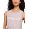 imageReebok Womens Glow Sleeveless Cropped Tank TopAshes of Rose